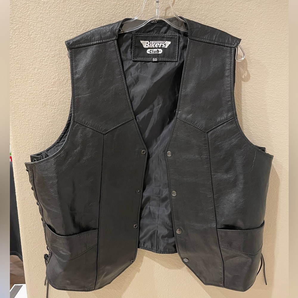 Biker’s Club Leather Vest 50